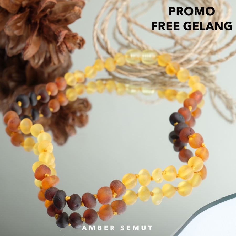 Kalung Amber Baltic True Color Matte by Amber Semut