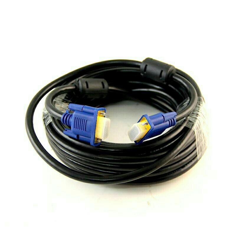 Kabel VGA 10 Meter Gold Plate Male to Male