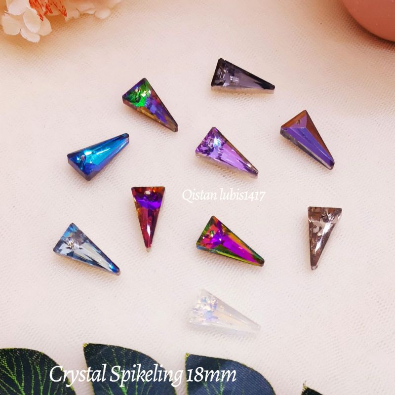 Crystal spike austria uk 20x39mm dan 10x18mm