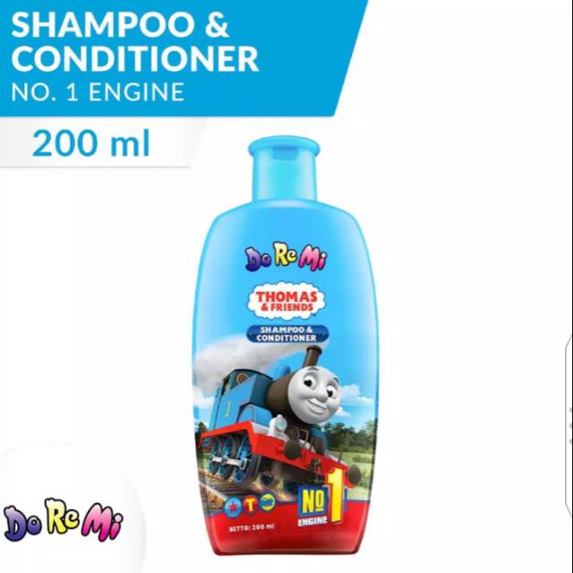 Doremi Thomas and Friends Blue Shampoo dan Conditioner Anak 200 ml