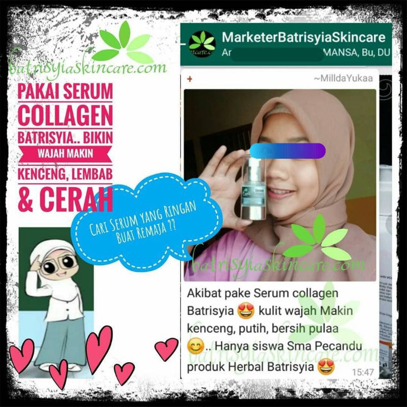 Batrisyia serum collagen/ serum kolagen / serum collagen