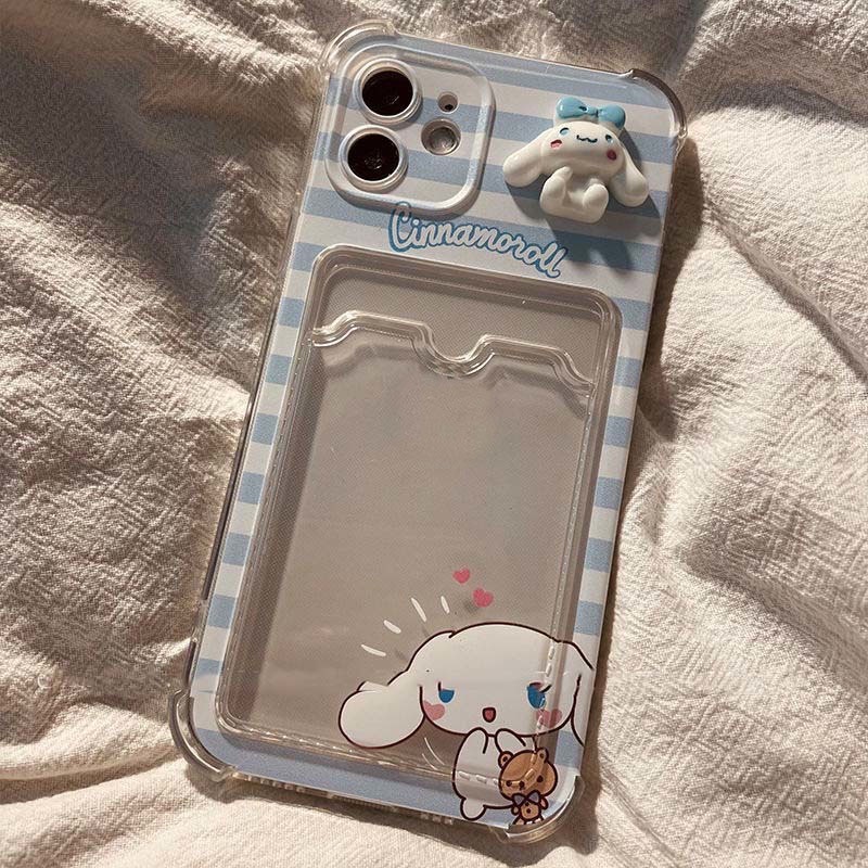 Case Transparan Motif 3d Untuk iPhone 12 13 11 Pro Max X Xs Max Xr 7 8 Plus