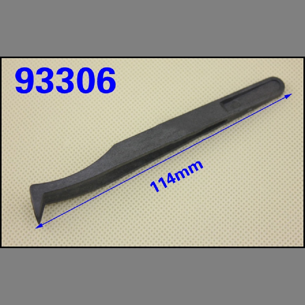 [tiantianbaofu] Type : Plastic Tweezers Material: PPS+Fiber composite plastics Color:black Overall Size : approx. 12 x 1