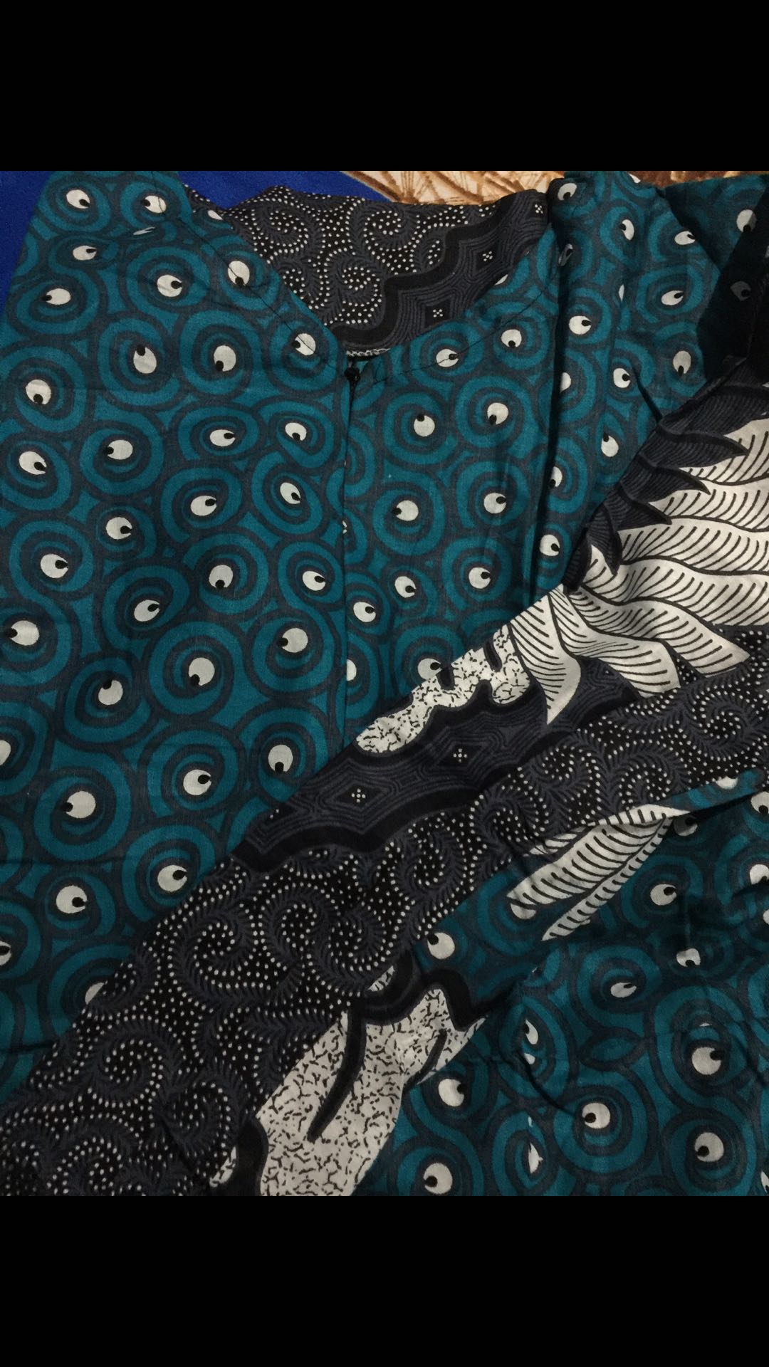 Ms Gamis Batik Sriwedari Maxi Jumbo Bumil/busui Katun Sogan