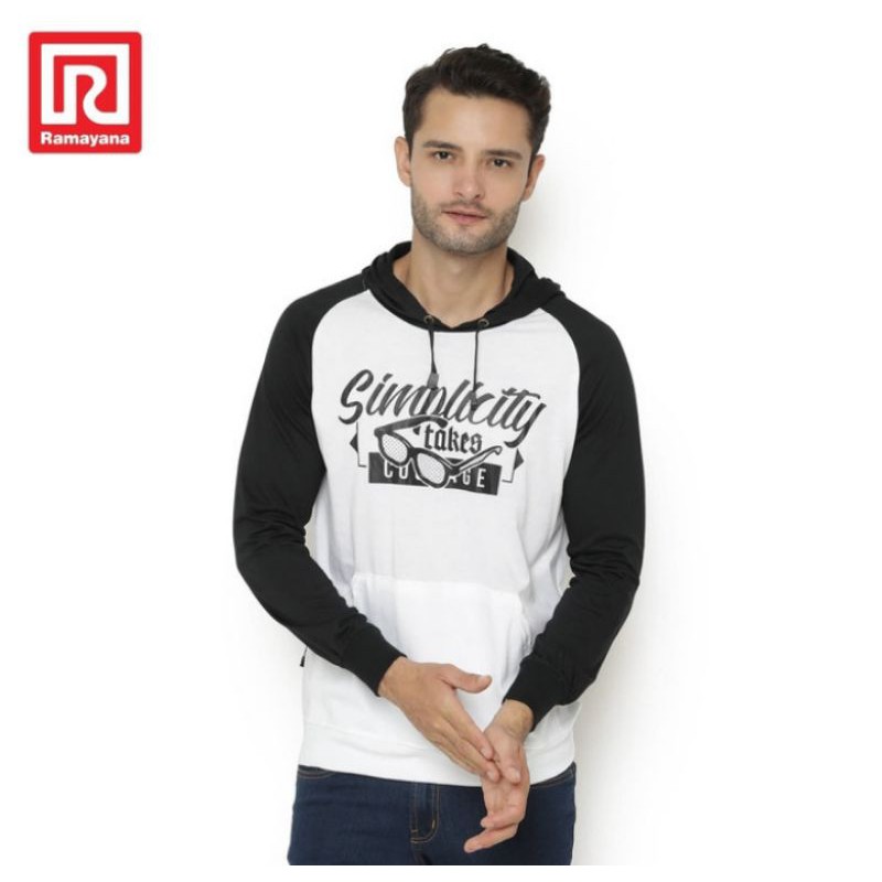 Ramayana RAF T-shirt Hoodie Raklan Lengan Panjang