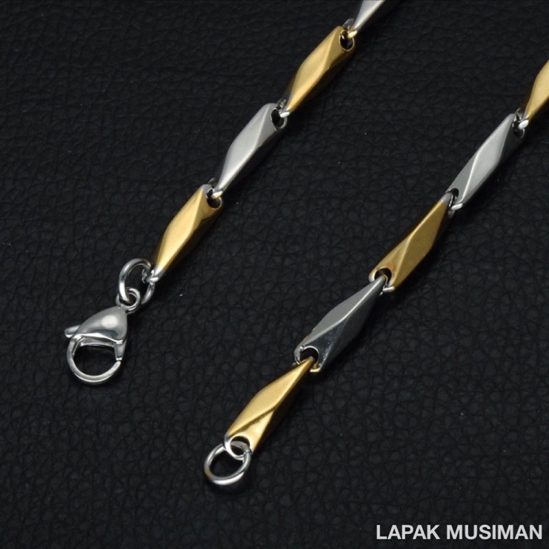 Kalung titanium / titanium / kalung lidi / kalung kombin