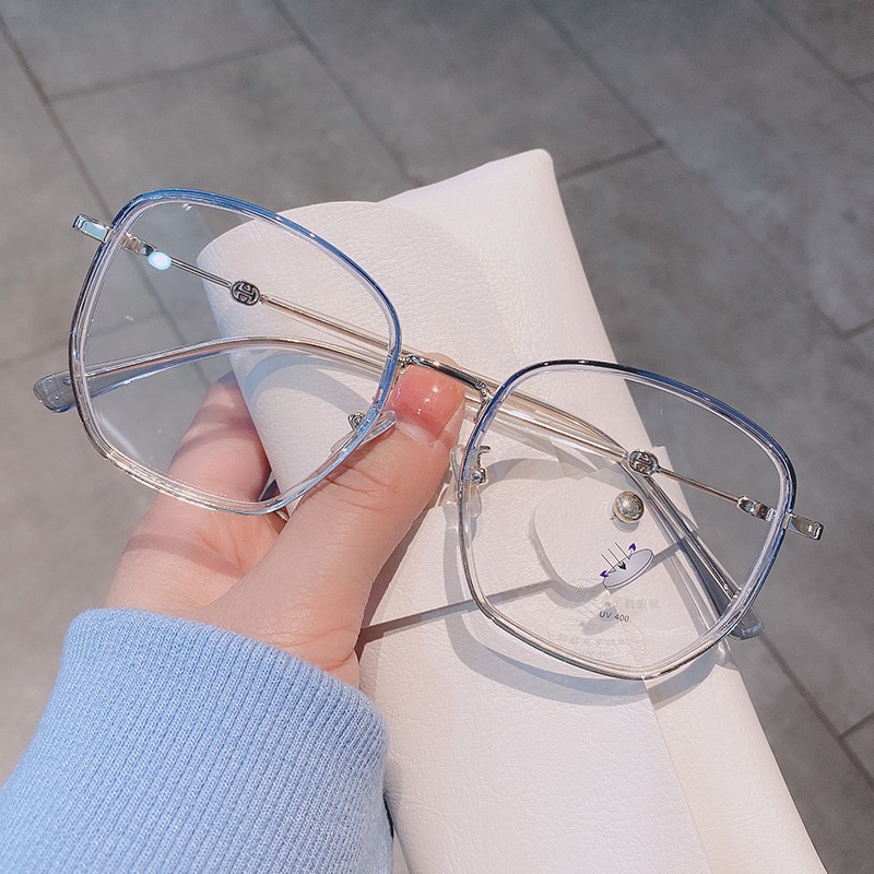 Tr90 Kacamata Oversize Anti Radiasi Bahan Metal Untuk Pria / Wanita