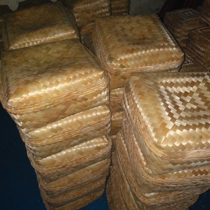

[ Halodul ] Grosir Besek Bambu Ukuran 20x20cm Murah Kualitas Super