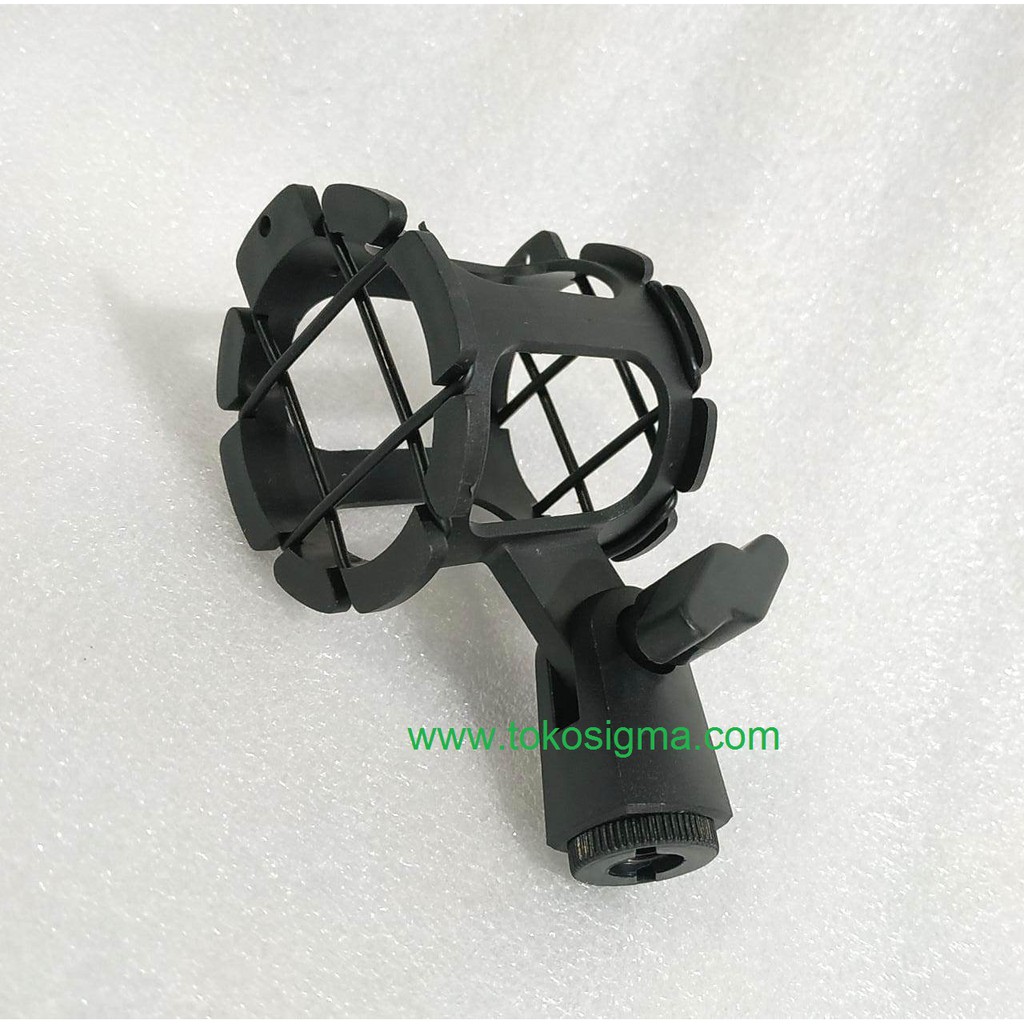 Holder MIC Pegangan Klip Clamp Jepit Microphone Stand Shock Mount Clip