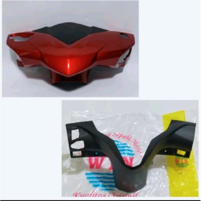 BATOK LAMPU SET  DEPAN+BELAKANG VARIO 110 FI INJEKSION LED MERAH MAROON