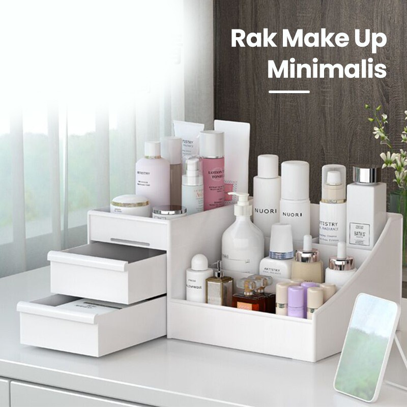 INFY - R562 Rak Kosmetik D44 Rak Makeup Storage Kotak Penyimpanan Skincare Tempat Kosmetik