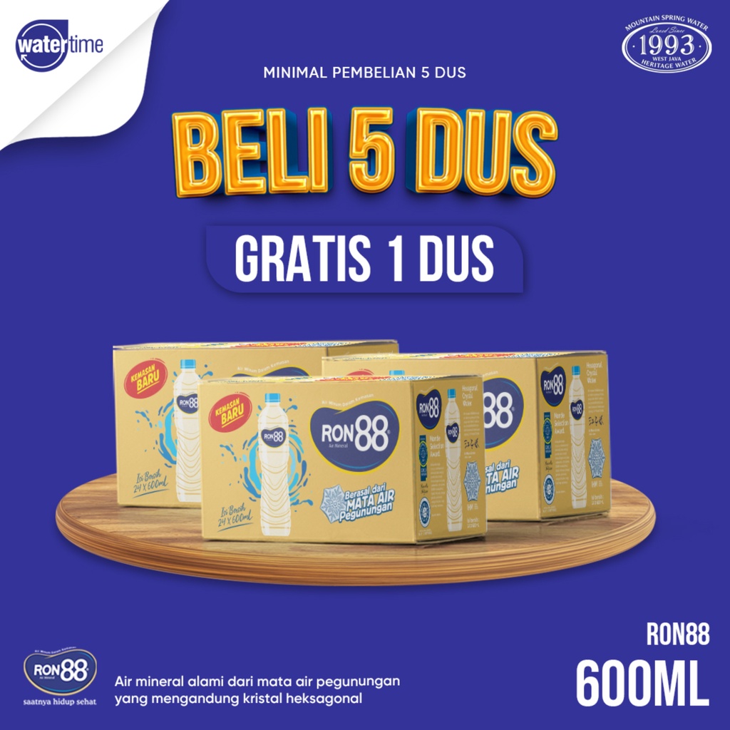 

Ron88 - 600ML Pembelian Minimal 5 Karton Bonus 1