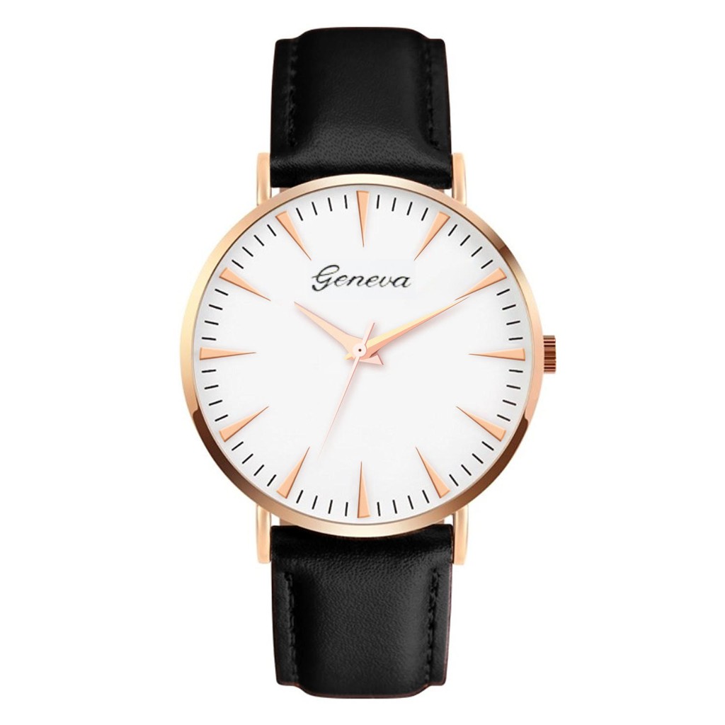 Geneva Fashion Strap Leather Jam Tangan Wanita dan Pria ( Group ) GEN28