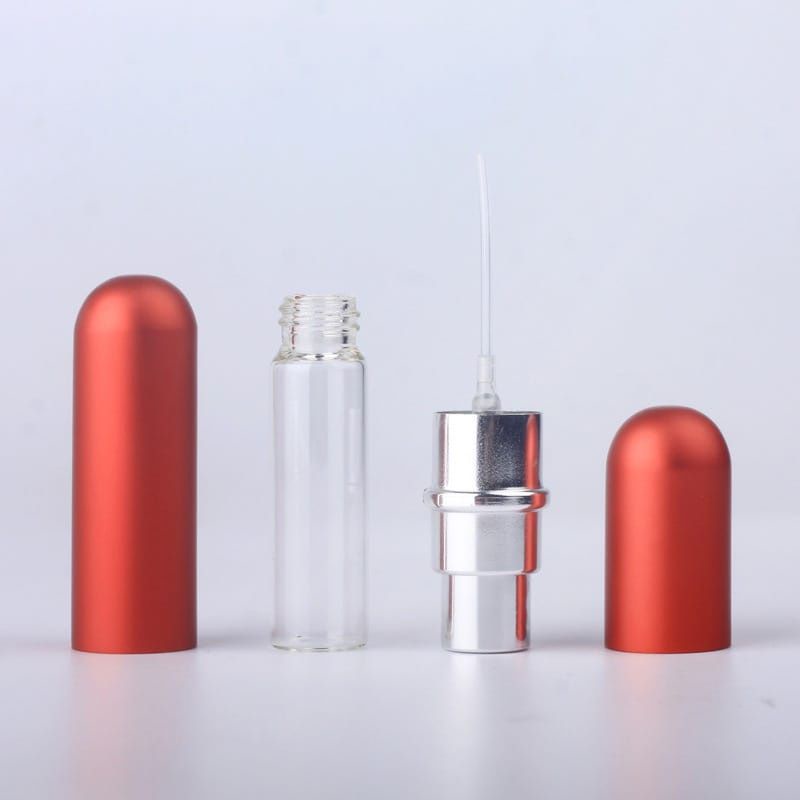 Botol Parfume Mini Travel 5ML Atomizer Bottle Spray Alumunium Isi Ulang Kapsul