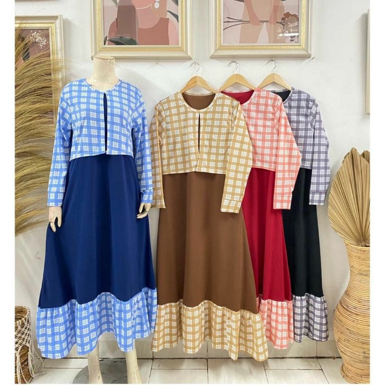 Gamis || Dress Voxy Rompi