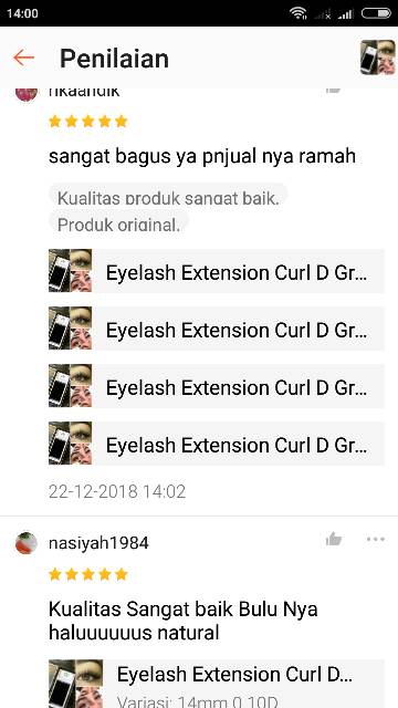 Eyelash Extension Curl D Graftingeyelash / Bulu Mata Tanam Curl D