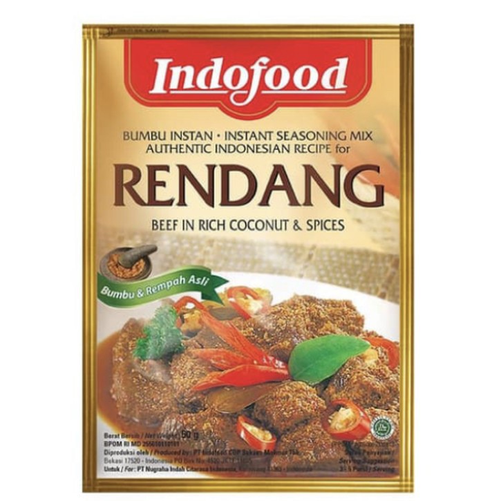 

Indofood bumbu rendang 50 gr AEESHASTORE