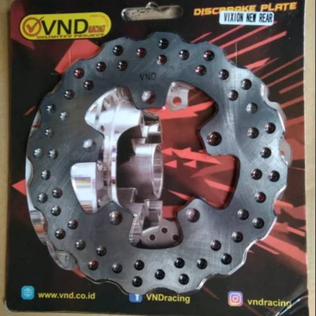 piringan cakram belakang vixion new vnd / disk cakram belakang vixion new vnd