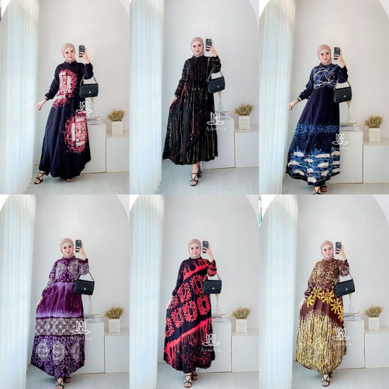 GAMIS TWILL TERBARU KEKINIAN DAN TERLARIS GAMIS RAYON DRESS WANITA