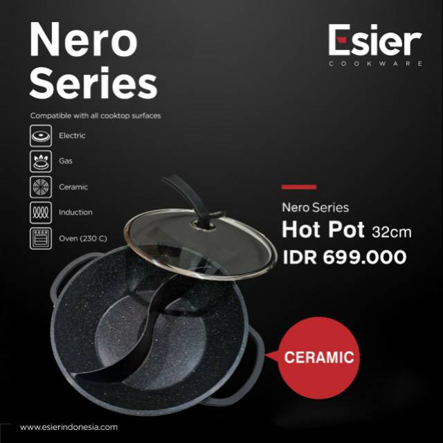 Esier NERO Hot Pot / Panci