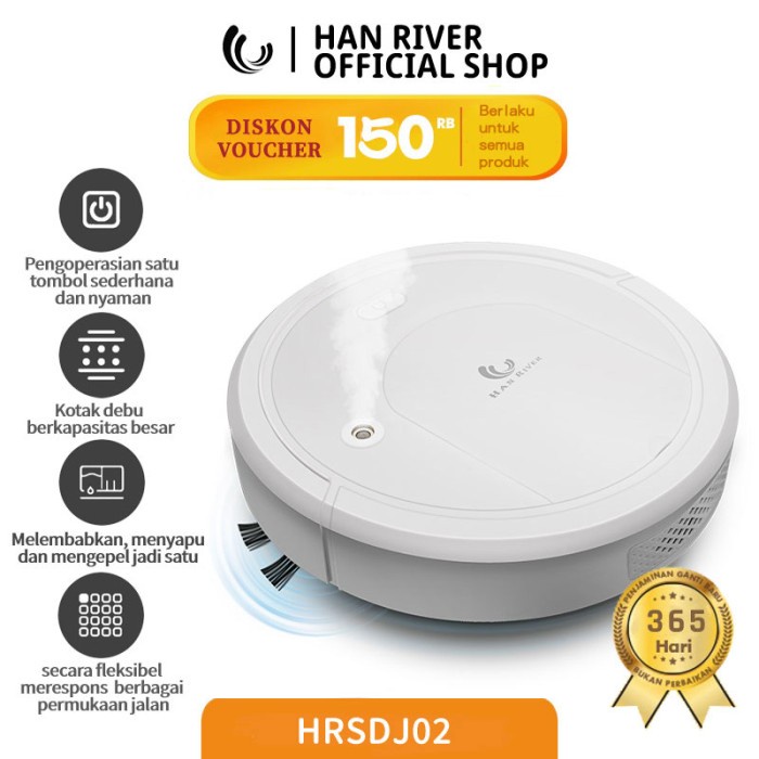 HAN RIVER VACUUM CLEANER HRSDJ01 PUTIH