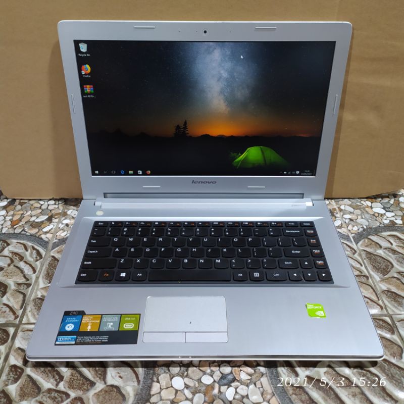 laptop lenovo core i5 ram 8gb dual vga NVIDIA