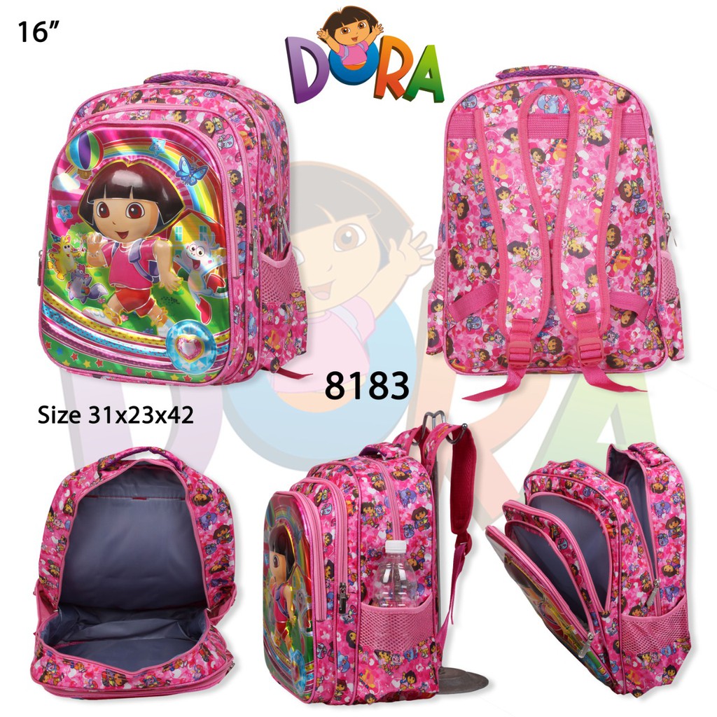 Tas Sekolah SD Anak Anak Berkarakter 8183-16 Ransel Cartoon,[Ransel Anak Sekolah Bermotif]