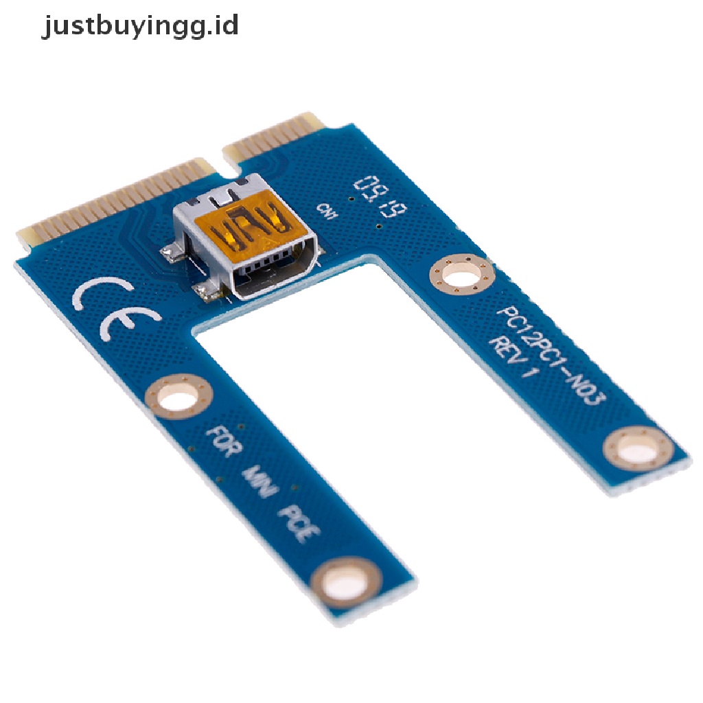 [justbuyingg.id] Mini pcie to USB 3.0 adapter converter USB3.0 to mini pci e PCIE express card ID