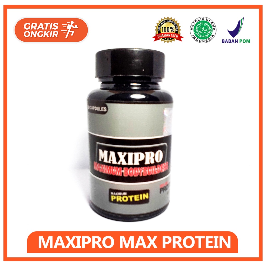 Buktikan sendiri Hasil 3X LEBIH CEPAT MAXIPRO Maximum Protein Pembentuk Otot Original 100% Suplemen 