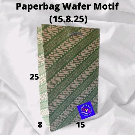 

Paperbag wafer motif (15.8.25) isi 10 pc