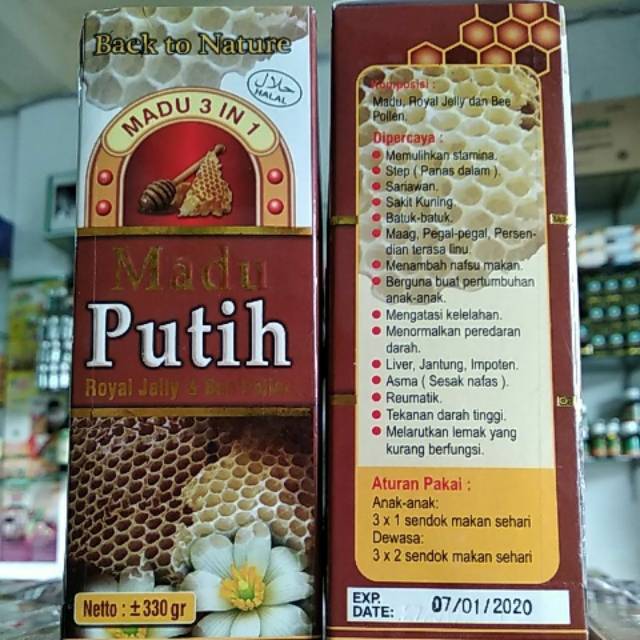 

Madu Putih 3 in 1 330gr