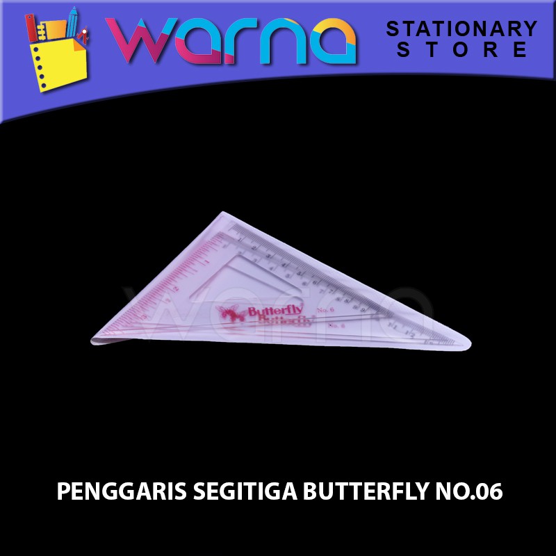 

PENGGARIS SEGITIGA BUTTERFLY NO.6
