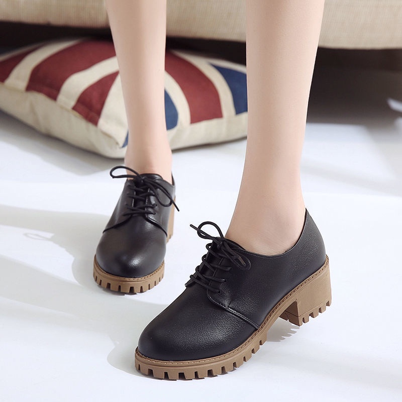 [ Import Design ] Sepatu Wanita Docmart Hitam Sepatu Oxford Wanita Import Premium Quality ID163