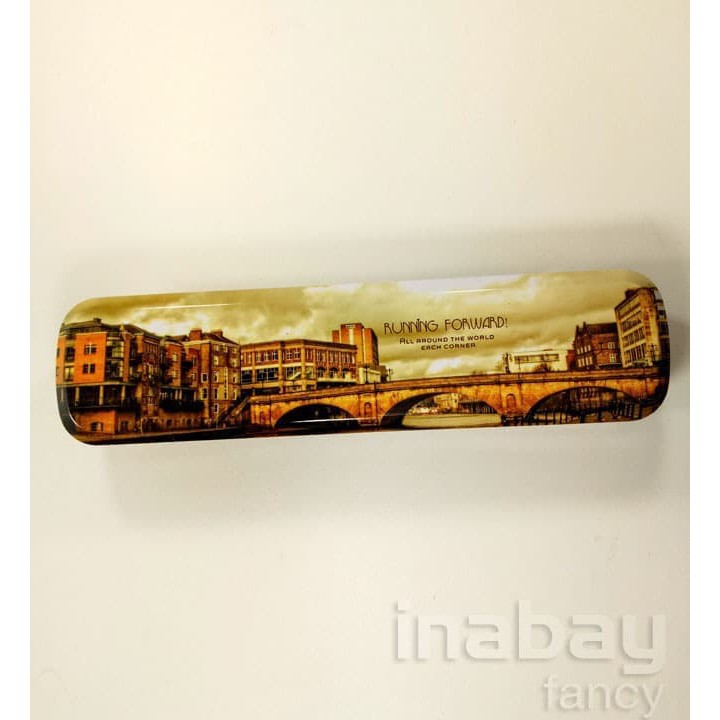 

MURAH: Kotak / Tempat Pensil Kaleng / Pencil Case Fancy - London