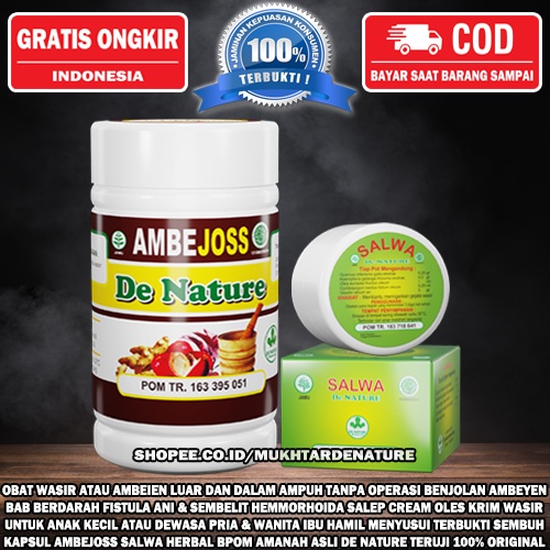 GRATIS ONGKIR Rp. 0 BISA COD Harga Obat PENYEMBUH Penyakit Wasir Ambeien Paling Ampuh Luar Dalam Sta