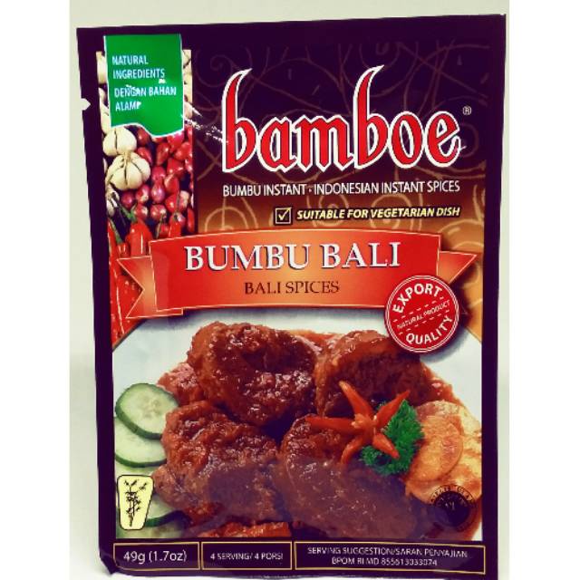 

Bamboe Bumbu Dapur Ala Bali Instant 49 gr