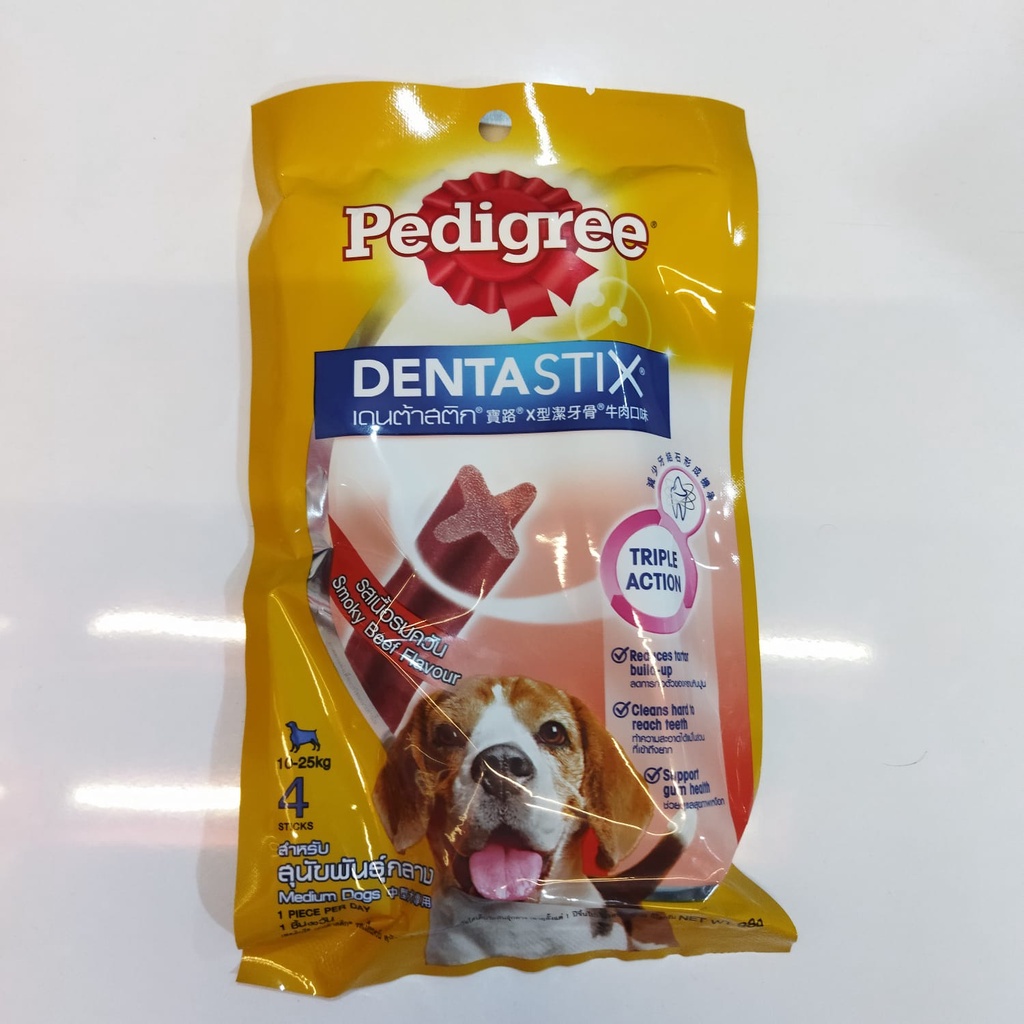 PEDIGREE DENTASTIX Medium Dogs 4 stick cemilan anjing 98gr