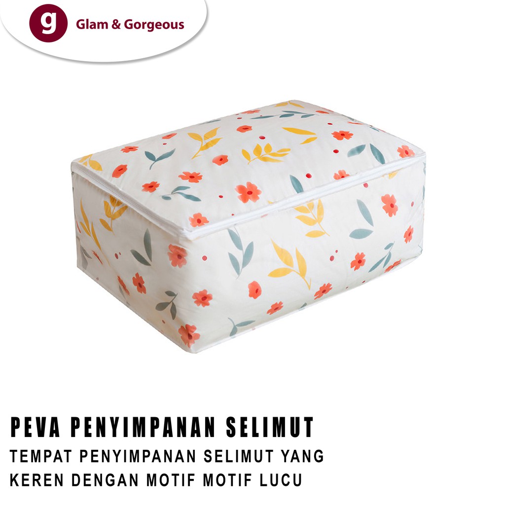 Tempat Penyimpanan Selimut 60cm X 40cm TP002 Peva Storage Bag Quilt Bag Cloth Bag