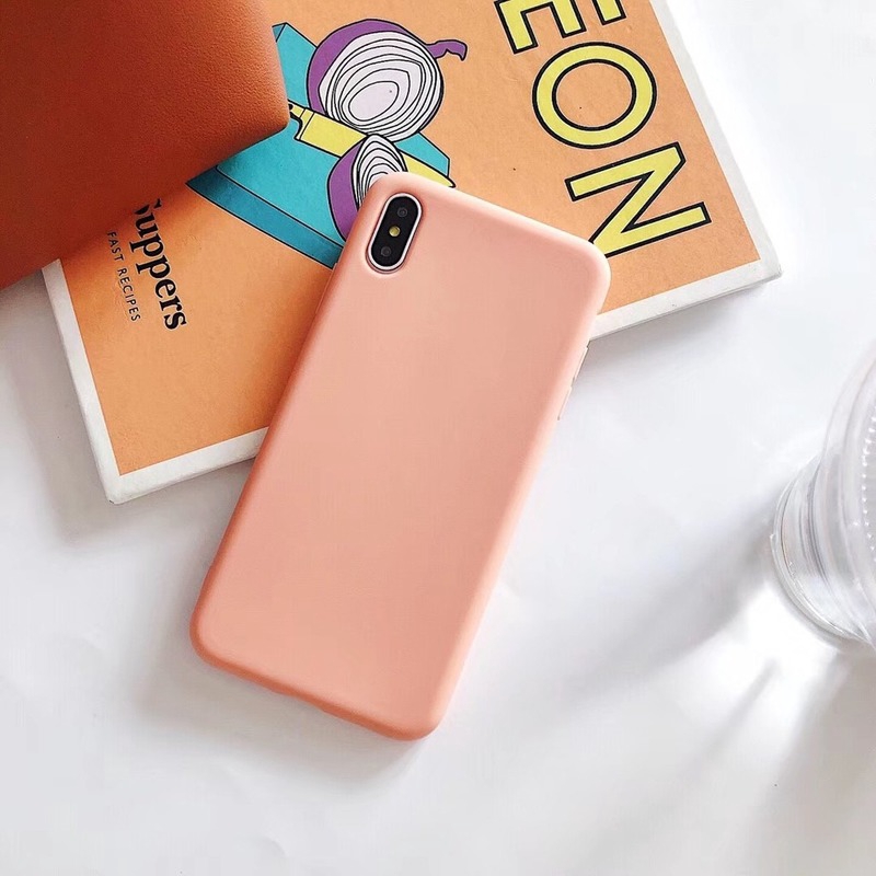 Kualitas tinggi soft matte tutup pelindung untuk iPhone i6 6S i7 8Plus X XS Max XR SE2 tutup pelindung