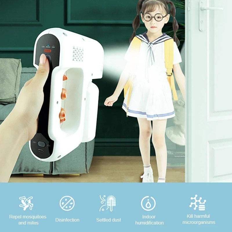 Spray Gun Nano Disinfectant Desinfeksi Pembersih Udara Wireless Portable 400ml Dengan Botol