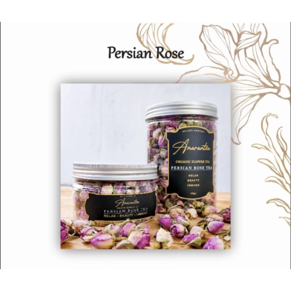 

GOLDEN 140GR Promo PERSIAN TEA Limited ROSE HARVEST TEH BUNGA -
