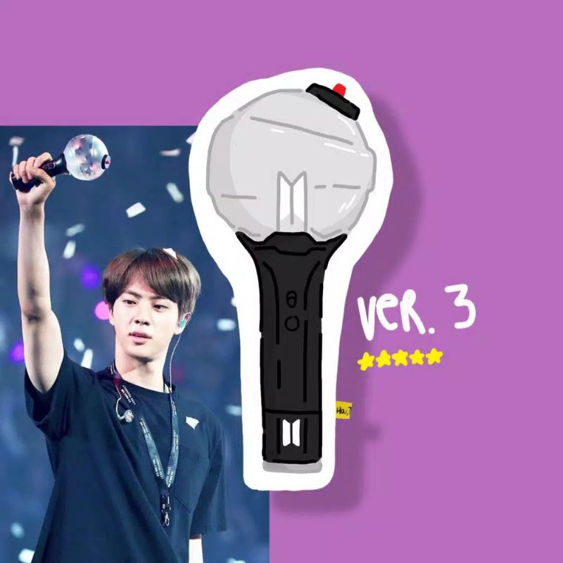 LIGHTSTICK KPOP PILLOW