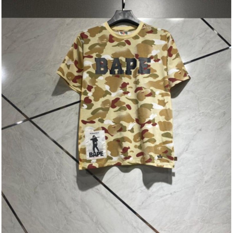 kaos bape x alpha industries army