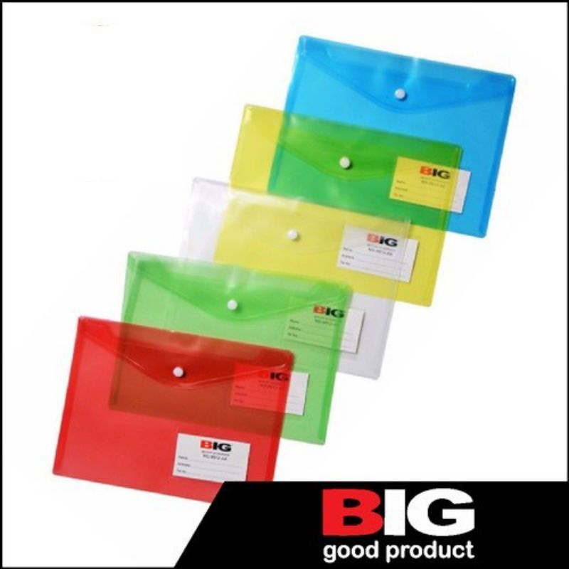 Map Plastik Map Kancing 1 BIG 8812 ukuran A5