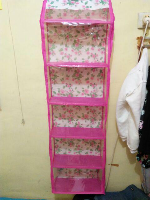 [freeongkir] 3in1 Rak Sepatu Gantung, Hanger Jilbab, Gantungan Tas