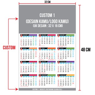 Jual KALENDER POSTER 2022 ( JAWA & HIJRIYAH ) - BISA CUSTOM | Shopee ...