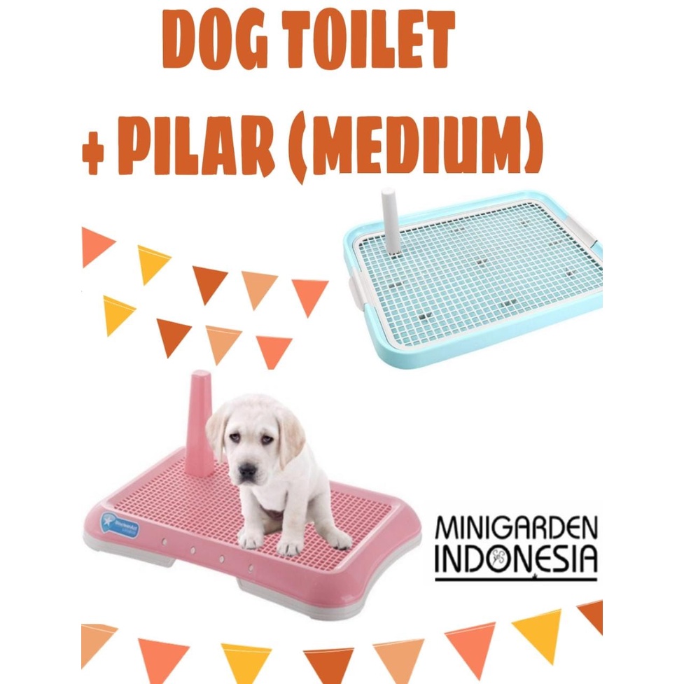 DOG TOILET PILAR MEDIUM TP 065 TRAINING PAD TRAY TEMPAT PIPIS ANJING