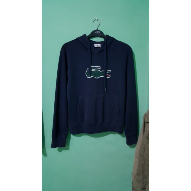 LACOSTE NAVY HOODIE
