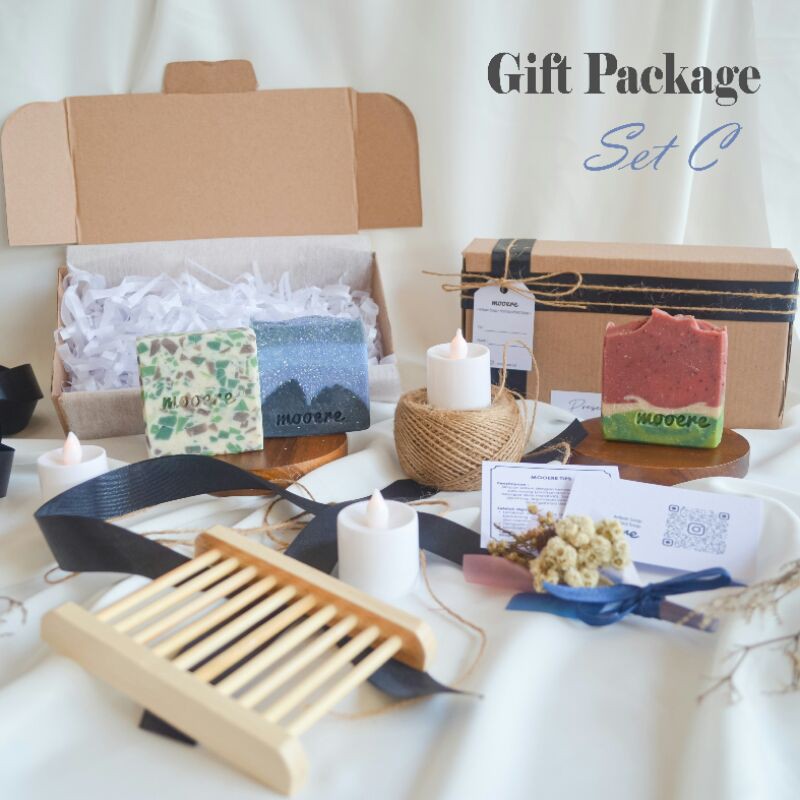 

GIFT PACKAGE SET C | Gift | Gift Box | Gift Set | Hampers | Hampers Set | Soap Hampers