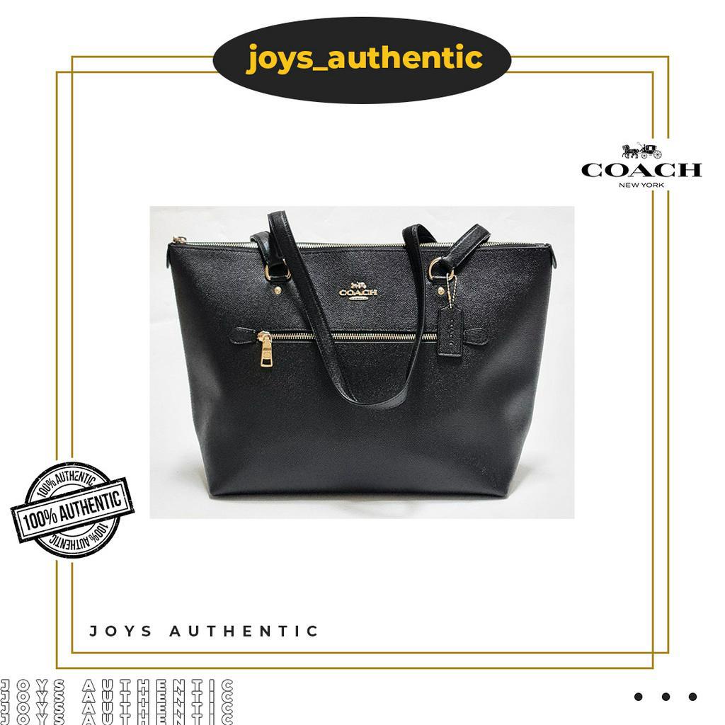 Tas Wanita Coach F79608 Gallery Tote Hitam Black Woman Bag Authentic Original